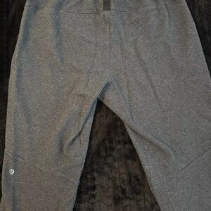 Lululemon Textured Double Knit Cotton Joggers Men’s Medium Gray